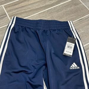 Boys adidas navy track pants
